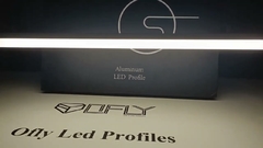 LED ストリップ付き 吊り付け式 LED アルウプロファイル