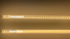 異なるカバーの光の効果