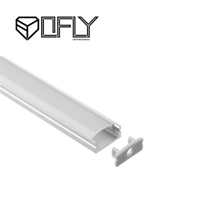 表面はLEDのストリップのためのアルミニウムLEDのプロフィールの放出17.3*8.2mmを取付けた